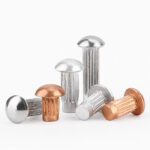 GB827 Knurled Solid Rivet Aluminum Copper Stainless Steel Nameplate Rivet for Sign Plate Fastening - 图片 2