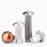 GB827 Knurled Solid Rivet Aluminum Copper Stainless Steel Nameplate Rivet for Sign Plate Fastening - 图片 5