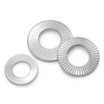 Single-Sided Serrated Lock Washer Anti-Slip Steel Washer for Nut and Bolt Fastening - 图片 2