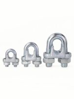 Galvanized Wire Rope Clip U-Bolt Cable Clamp Heavy Duty Steel Wire Rope Clamp Fastener - 图片 3