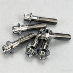 Flange 12 Point Spline Wheel Hub Bolt Chrome Plated Anti-rust Auto Modification Lug Screws for Car Motorcycle Wheel Replacement