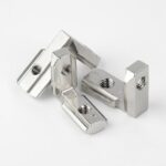 Zinc Alloy Hidden Inside Corner Connector L Bracket for 2020 3030 4040 4540 Aluminum Profile 90 Degree Internal Slot Angle Joint Fastener Fitting - 图片 3