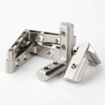 Zinc Alloy Hidden Inside Corner Connector L Bracket for 2020 3030 4040 4540 Aluminum Profile 90 Degree Internal Slot Angle Joint Fastener Fitting - 图片 5