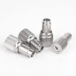 Press-In Panel Retaining Spring Screws Non Drop Stainless Steel Knurled Knob Fastener For Electrical Cabinet Custom Machining Parts - 图片 4