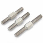Custom Stainless Steel Double End Threaded Stud Bolt Reverse Thread Hex Stud for Machinery Hex Body Bolt