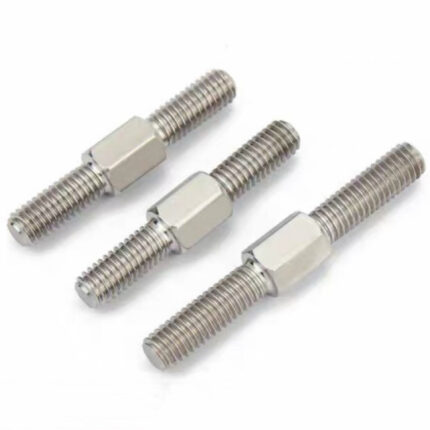 Custom Stainless Steel Double End Threaded Stud Bolt Reverse Thread Hex Stud for Machinery Hex Body Bolt