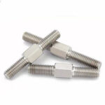 Custom Stainless Steel Double End Threaded Stud Bolt Reverse Thread Hex Stud for Machinery Hex Body Bolt - 图片 3