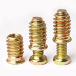 Zinc Plated Furniture Insert Nut with Connecting Bolt Hex Socket Wood Thread Insert Nut Fastener Kit - 图片 4