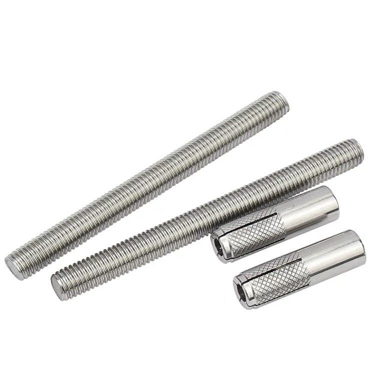 加长支架螺钉1 Custom Extra Long Floating Shelf Support Bolt 304 Stainless Steel Wall Mount Hardware - 图片 1