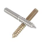 304 Stainless Steel/Carbon Steel Galvanized Double End Thread Self Tapping Screw Hex Socket Headless Screw - 图片 4