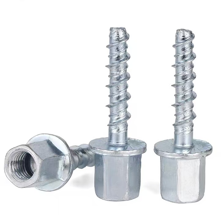 吊顶自切螺丝 (4) High Strength Carbon Steel Ceiling Self Cutting Anchor Screw Rod Hanger Bolt for Concrete Slab Suspended Ceiling Light Fixture Mounting Fastener - 图片 1