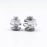 Hex Flange Bolt With Serrated Flange Nut Assembly Galvanized Carbon Steel for Automotive Machinery Construction Fasteners
