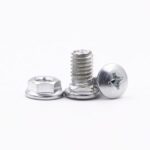 Hex Flange Bolt With Serrated Flange Nut Assembly Galvanized Carbon Steel for Automotive Machinery Construction Fasteners - 图片 2