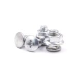Hex Flange Bolt With Serrated Flange Nut Assembly Galvanized Carbon Steel for Automotive Machinery Construction Fasteners - 图片 3