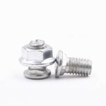 Hex Flange Bolt With Serrated Flange Nut Assembly Galvanized Carbon Steel for Automotive Machinery Construction Fasteners - 图片 5
