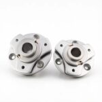 Round Disc Damping Rotating Shaft Adjustable Torque Hinge 360° Wire Passage Free Stop Rotary Damping Pivot For Equipment Stand - 图片 3