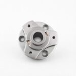 Round Disc Damping Rotating Shaft Adjustable Torque Hinge 360° Wire Passage Free Stop Rotary Damping Pivot For Equipment Stand - 图片 2