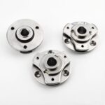 Round Disc Damping Rotating Shaft Adjustable Torque Hinge 360° Wire Passage Free Stop Rotary Damping Pivot For Equipment Stand - 图片 6