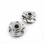 Round Disc Damping Rotating Shaft Adjustable Torque Hinge 360° Wire Passage Free Stop Rotary Damping Pivot For Equipment Stand - 图片 4