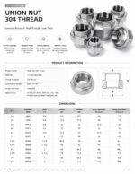 304 Stainless Steel Female Thread Union Pipe Fitting Threaded Coupling Connector For Water Gas Oil Plumbing Industrial Pipeline - 图片 6
