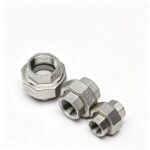 304 Stainless Steel Female Thread Union Pipe Fitting Threaded Coupling Connector For Water Gas Oil Plumbing Industrial Pipeline - 图片 2