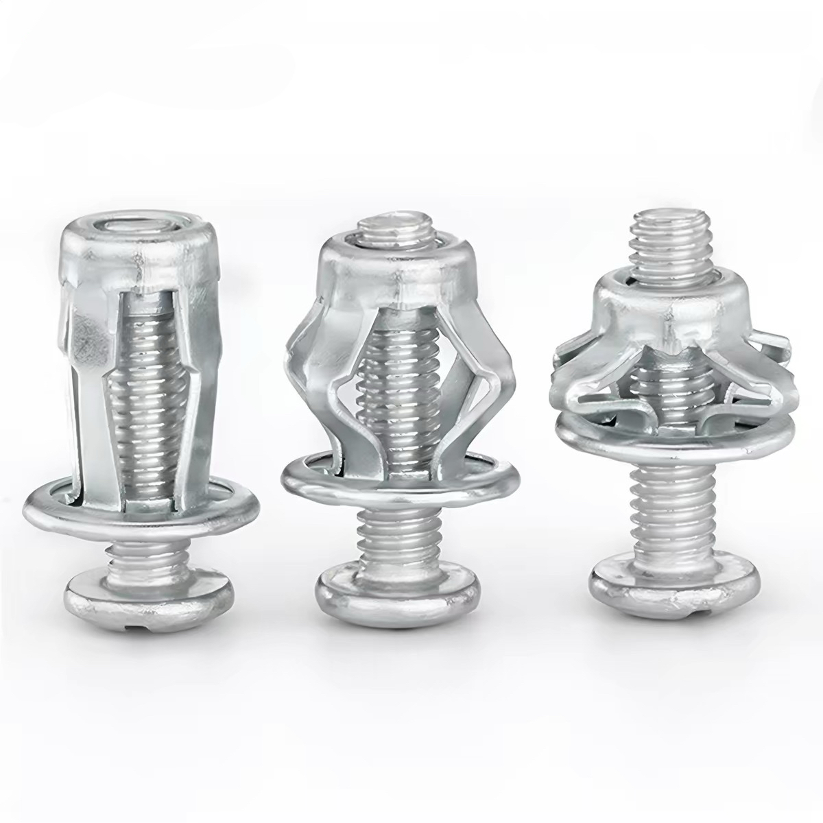 开花铆螺母套装1 Petal Expansion Rivet Nut Flower Nut Insert Hollow Bolt Fastener for Industrial Assembly - 图片 1