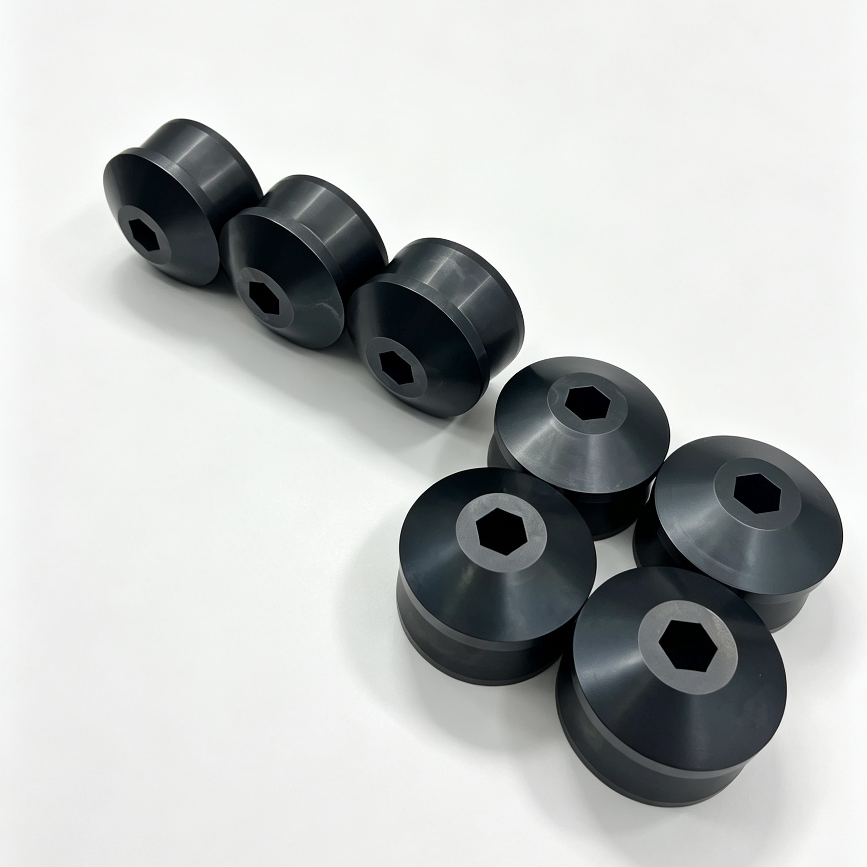 异型六角切边模1 Hexagonal Titanium Coated Custom Shape Trimming Die Special Profile Cutting Die for Screw Bolt Manufacturing - 图片 1