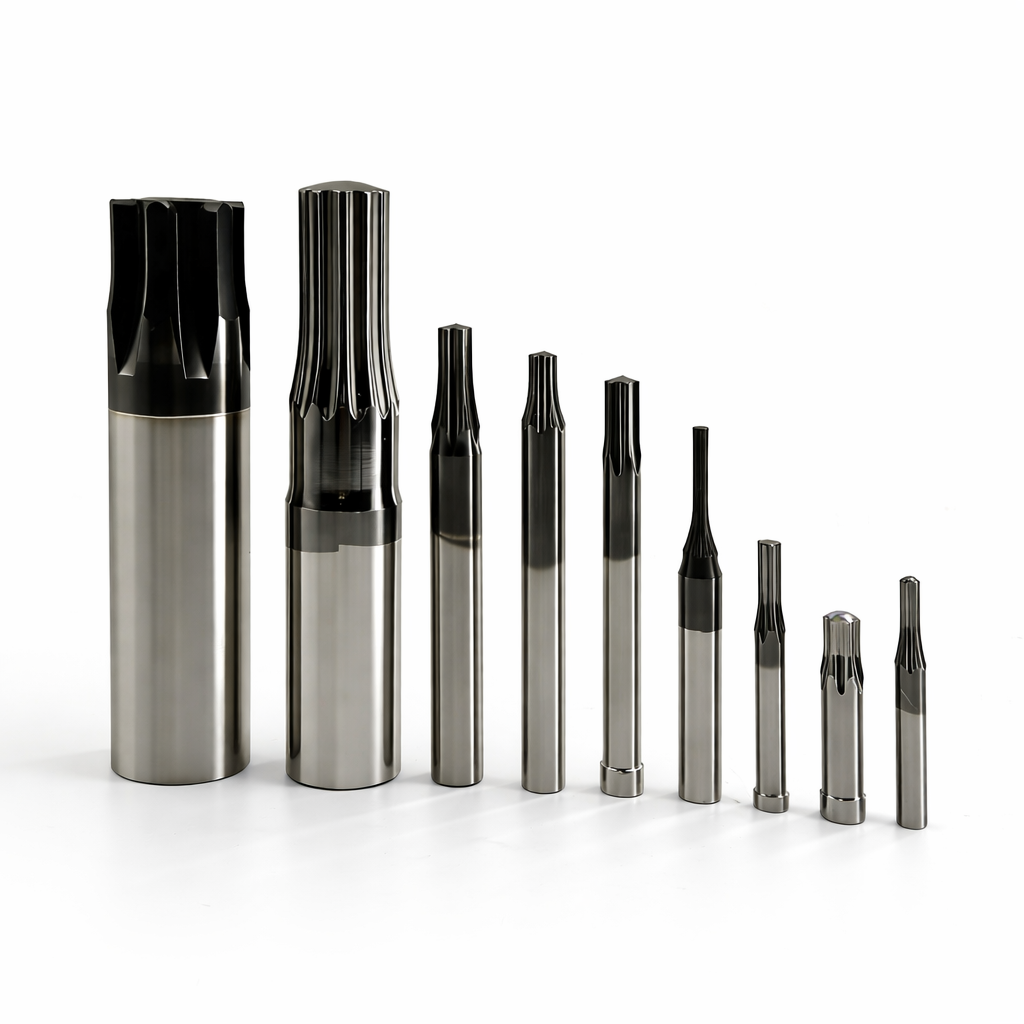 拉伸梅花冲棒01 Custom HSS Torx Punch Rod for Nut and Screw Mould and Punches Used in the Production of Wind Cannon Sleeves - 图片 1