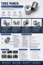 Torx Punch Pin Steel Screw Forming Die Hexalobular Star Punch Head for Cold Heading Machine Bolt Making Mold Parts - 图片 7