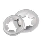 Factory Stainless Steel Conical 6 Claw Starlock Washer Push-On Retaining Washer Anti-Vibration Lock Washer Machinery Hardware Fastener