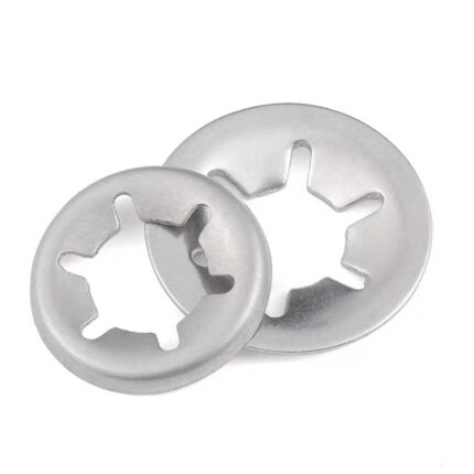Factory Stainless Steel Conical 6 Claw Starlock Washer Push-On Retaining Washer Anti-Vibration Lock Washer Machinery Hardware Fastener
