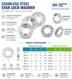Factory Stainless Steel Conical 6 Claw Starlock Washer Push-On Retaining Washer Anti-Vibration Lock Washer Machinery Hardware Fastener - 图片 6