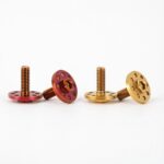Titanium Alloy Flange Hex Socket Bolts Custom Color Motorcycle Racing Modification Fastener Grade 5 Ti M6 M8 M10 Disc Head Screw