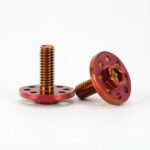 Titanium Alloy Flange Hex Socket Bolts Custom Color Motorcycle Racing Modification Fastener Grade 5 Ti M6 M8 M10 Disc Head Screw - 图片 2