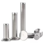 GB869 Aluminum Countersunk Solid Rivet Hammer Drive Flat Head Rivet Permanent Fastening Hardware