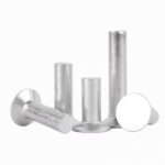 GB869 Aluminum Countersunk Solid Rivet Hammer Drive Flat Head Rivet Permanent Fastening Hardware - 图片 2
