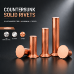GB869 Aluminum Countersunk Solid Rivet Hammer Drive Flat Head Rivet Permanent Fastening Hardware - 图片 4