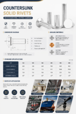 GB869 Aluminum Countersunk Solid Rivet Hammer Drive Flat Head Rivet Permanent Fastening Hardware - 图片 5