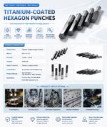 Titanium Coated Hexagonal Punch Pin High Hardness SKH51 M2 Hex Punch Bit for Fasteners Mold Hardware Forming Die Tool - 图片 6