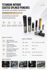 pline Punch Pin Carbide Multi-Tooth Gear Punch Die Pin TiN Coated Precision Mold Punch For Automotive Hardware Fasteners Custom - 图片 7