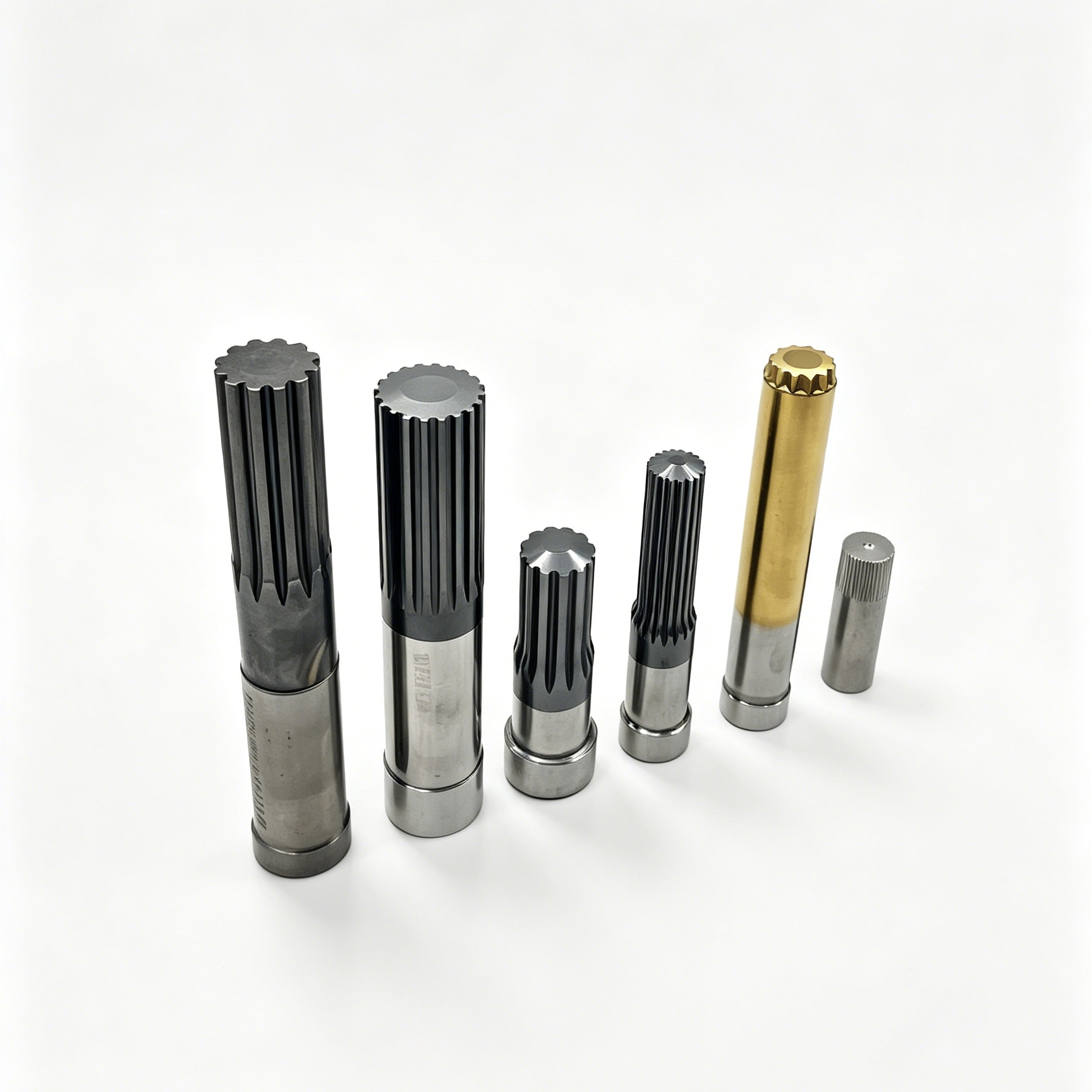 镀钛花齿冲棒1 Serrated Forming Punch with Titanium Coating for Fastener Production Cold Heading Die Tooling - 图片 1