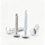 304 Stainless Steel Twisted Concrete Nail M8 Flat Round Head Masonry Nail for Cement Wall - 图片 2