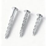 304 Stainless Steel Twisted Concrete Nail M8 Flat Round Head Masonry Nail for Cement Wall - 图片 3