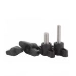 Z Type Plastic Thumb Screw T‑Handle Hand Tighten Screw Stainless Steel Wing Knob Screw for Machine Equipment - 图片 2