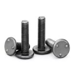 3 Spot Weld Screws, Carbon Steel Round Flat Head Welding Bolts for Automotive & Sheet Metal Assembly