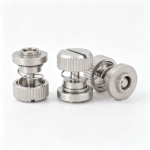 Spring Loaded Panel Fastener Knurled Thumb Screw Self Locking Rack Mount Screw for Cabinet Sheet Metal - 图片 5