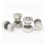 Spring Loaded Panel Fastener Knurled Thumb Screw Self Locking Rack Mount Screw for Cabinet Sheet Metal - 图片 4