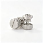 Spring Loaded Panel Fastener Knurled Thumb Screw Self Locking Rack Mount Screw for Cabinet Sheet Metal - 图片 3