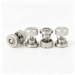 Spring Loaded Panel Fastener Knurled Thumb Screw Self Locking Rack Mount Screw for Cabinet Sheet Metal - 图片 2