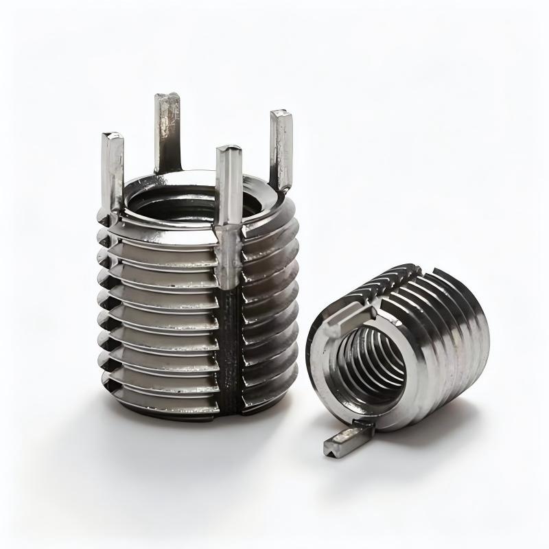 不锈钢插销螺母 (5) Factory Supply Key Locking Thread Insert Keysert, Stainless Steel Threaded Insert, Metric Imperial Sizes Customizable - 图片 1